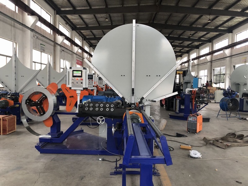 Poner a punto la máquina de conductos espirales